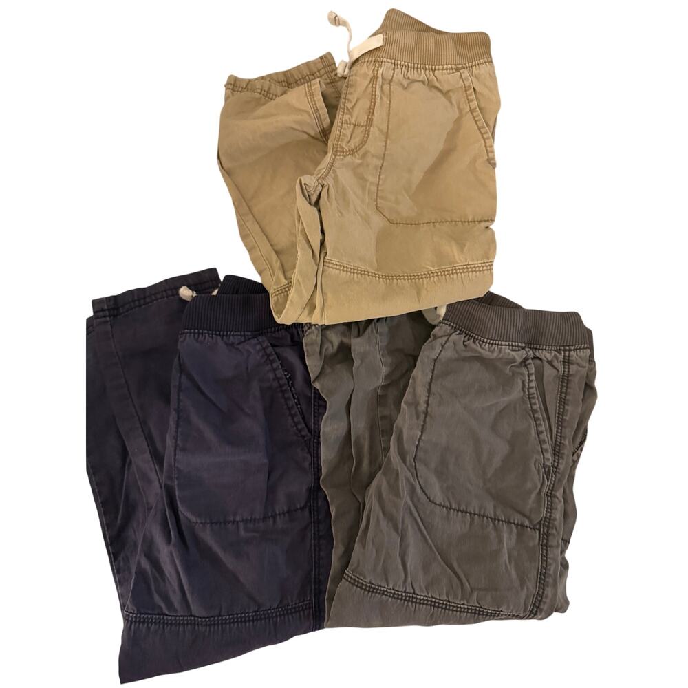 Carter's Navy Khaki grey pants bundle size 5